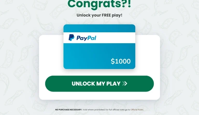 Get $1000 In Your Paypal!