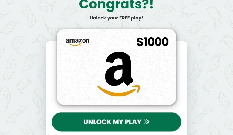 Get your $1000 voucher to spend on Amazon!