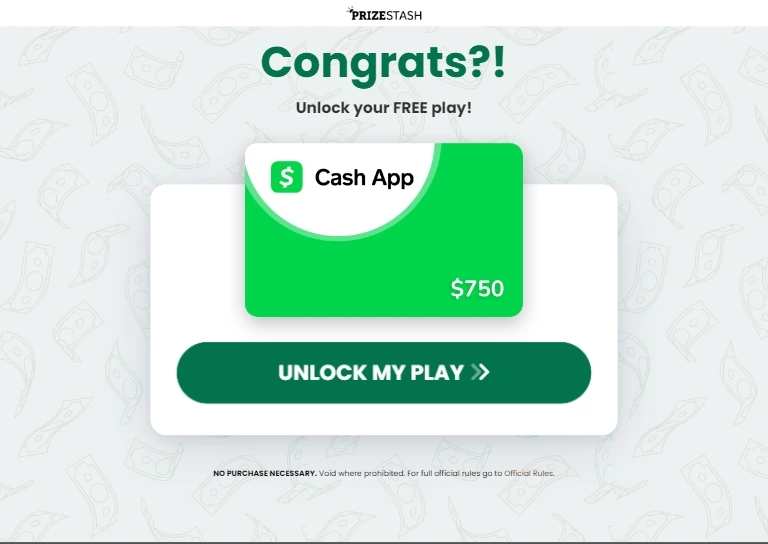 Get your $750 Directly In Your CashApp Acount!​